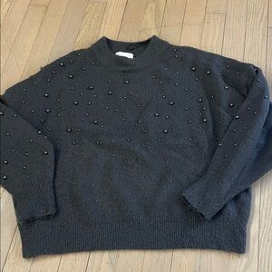 H&M Dark Gray Knit Pullover